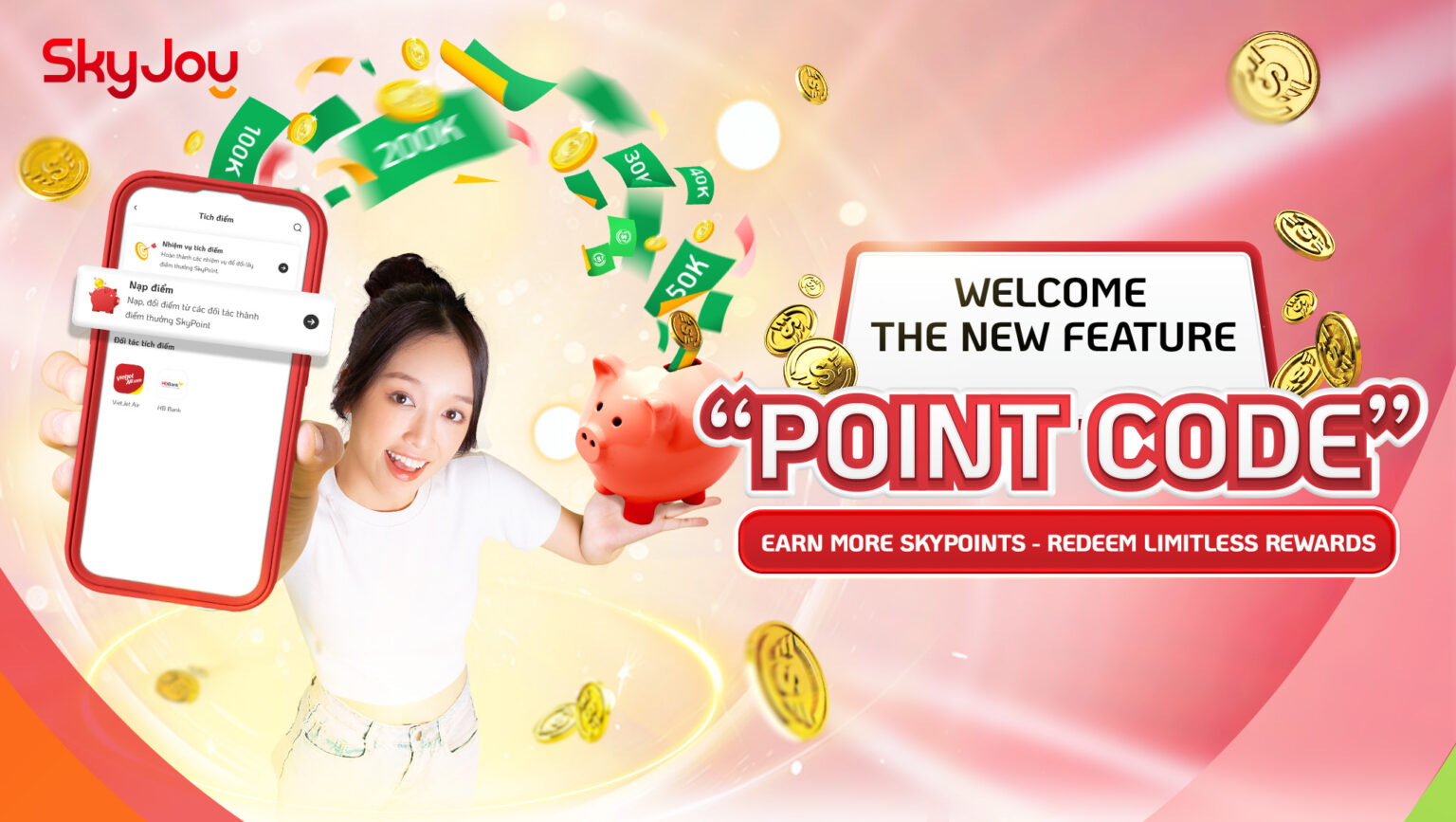 WELCOMING THE NEW FEATURE: “POINT CODE” – EARN MORE SKYPOINT, REDEEM ...