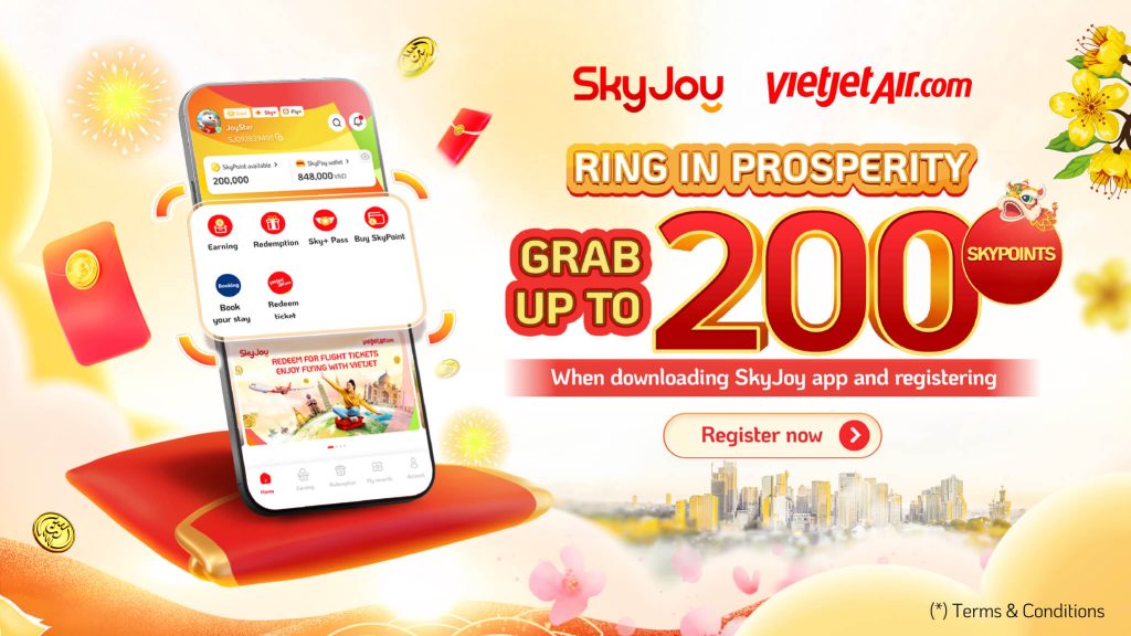 SIGN UP FOR VIETJET SKYJOY MEMBERSHIP – EARN YOUR SKYPOINT TO REDEEM ...